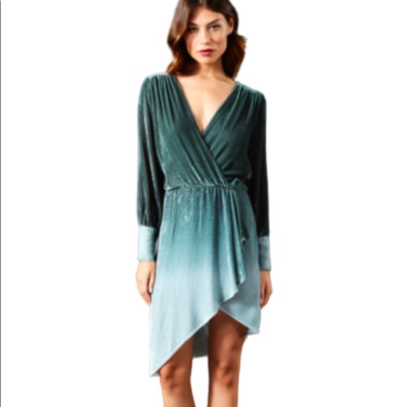 Young Fabulous & Broke Dresses & Skirts - Young Fabulous Broke Kahri Silk Blend Velvet Dress